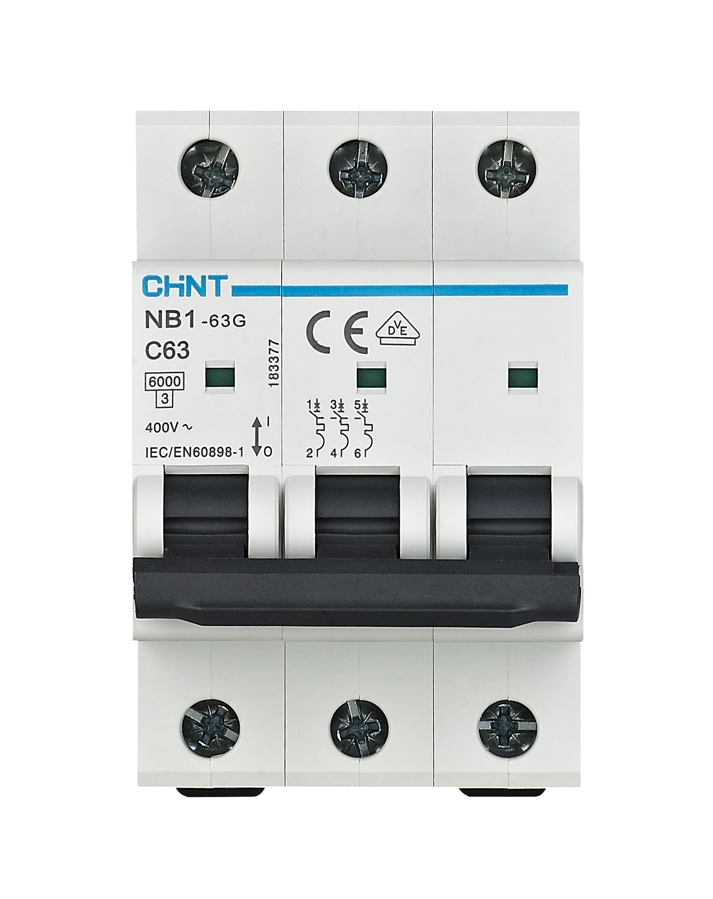 NB1-63G  C63 3P-MCB-Front